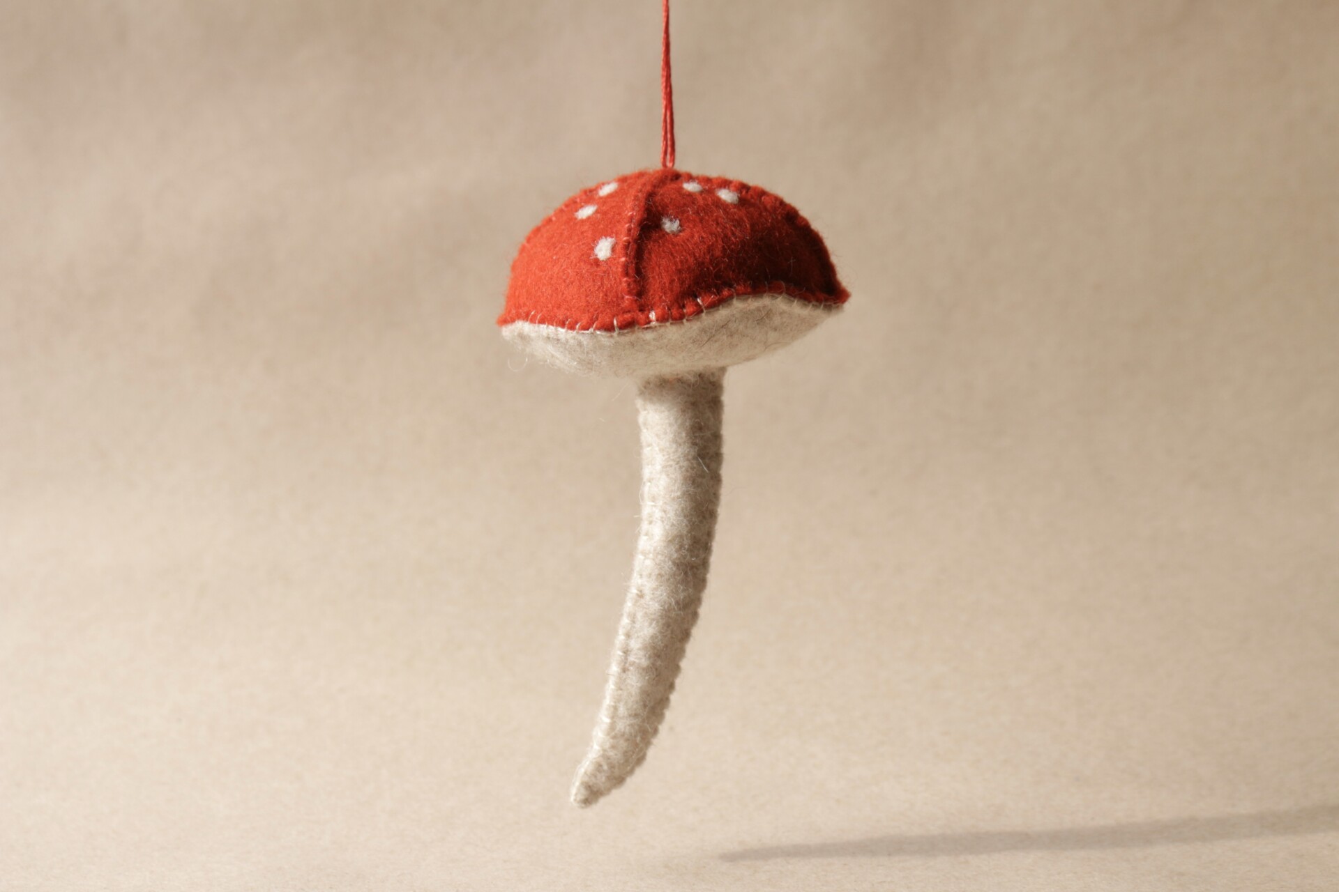 Mushroom in amanite-felt