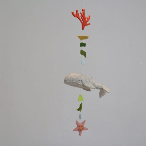 Felt baby mobile