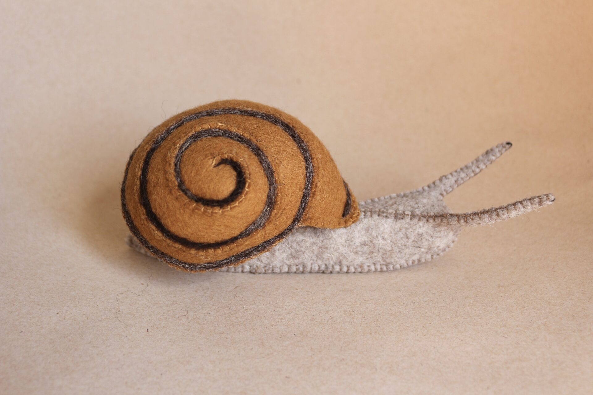 Snail plush